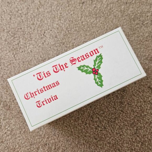 1990 Tis the Season - Christmas Trivia Cards - 1Box - Complete - Picture 2 of 8